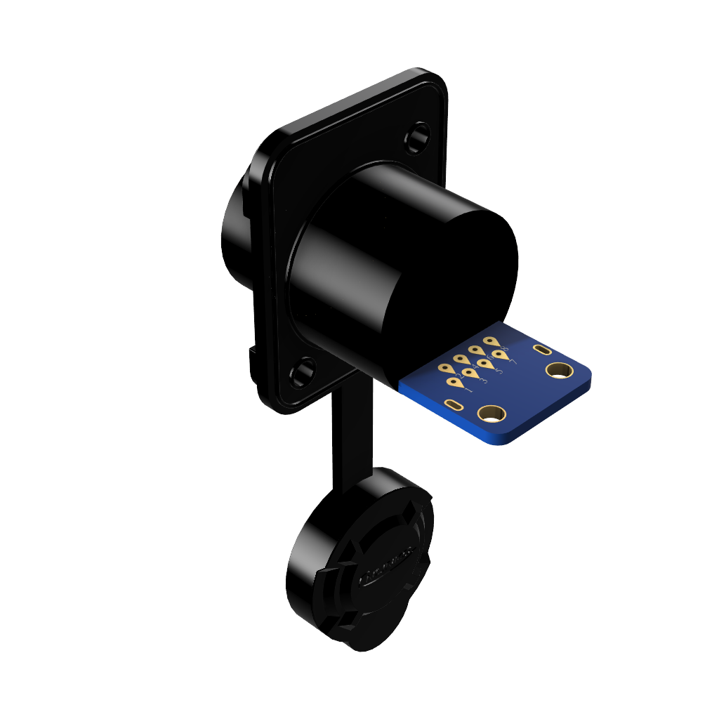 A0002647-用于焊接的面板插座RJ45 - LP-16-J